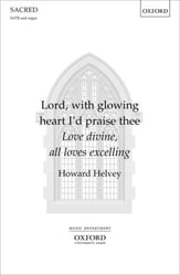 Lord, with Glowing Heart I'd Praise Thee SATB choral sheet music cover